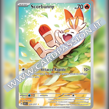 225/217 Scorbunny Illustrazione Rara | Ascesa Eroica