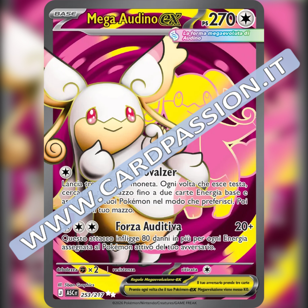 253/217 Mega Audino ex (FA) | Ascesa Eroica