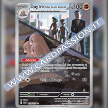 239/217 Dugtrio del Team Rocket Illustrazione Rara | Ascesa Eroica