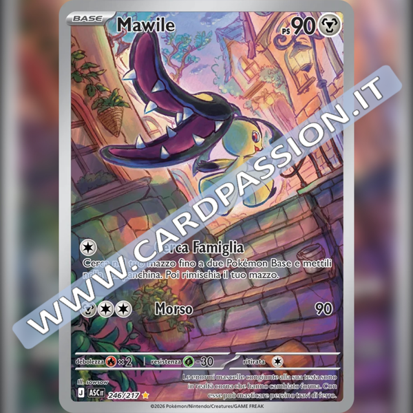 246/217 Mawile Illustrazione Rara | Ascesa Eroica