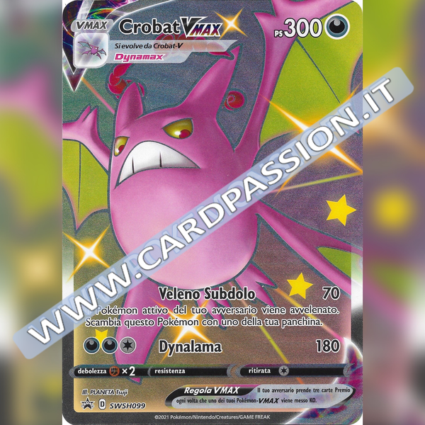 SWSH099 Crobat VMax Shiny | Black Star Promo