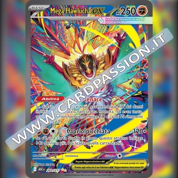 283/217 Mega Hawlucha ex (SIR) | Ascesa Eroica