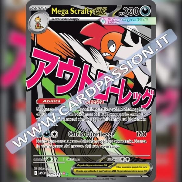 270/217 Mega Scrafty ex (MA) | Ascesa Eroica