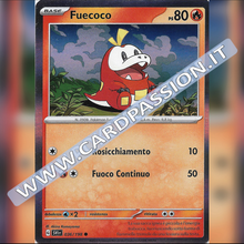036/198 Fuecoco Holo | Scarlatto e Violetto