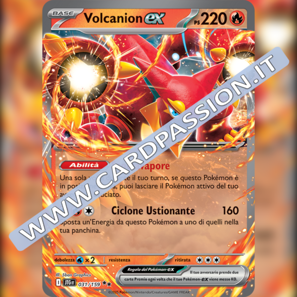 031/159 Volcanion ex | Avventure Insieme