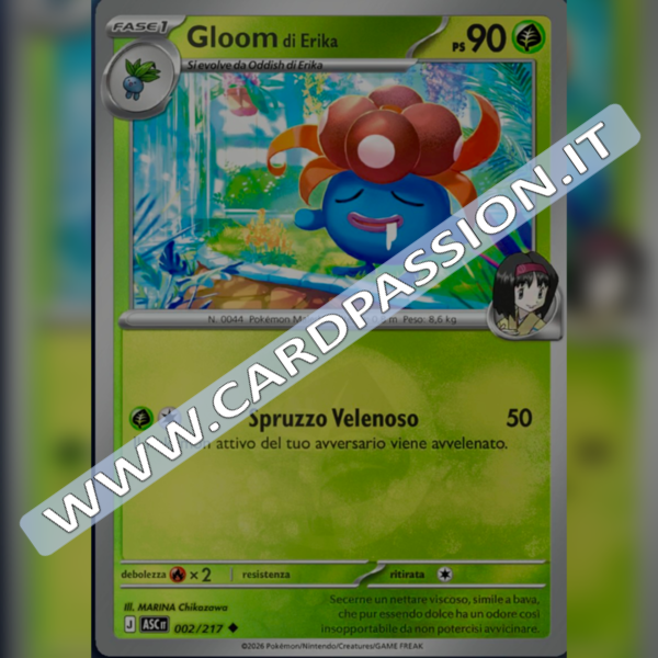 002/217 Gloom di Erika Reverse | Ascesa Eroica