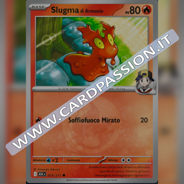 023/217 Slugma di Armonio Reverse | Ascesa Eroica