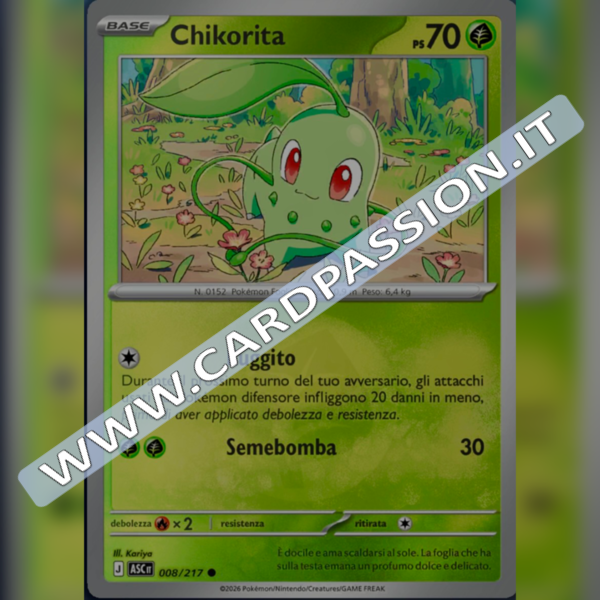 008/217 Chikorita Reverse | Ascesa Eroica