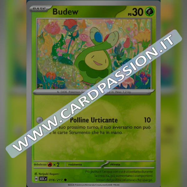 016/217 Budew Reverse | Ascesa Eroica
