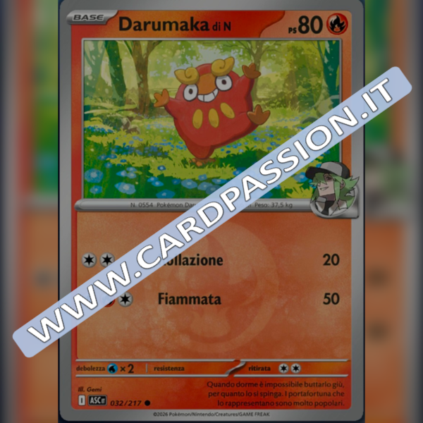 032/217 Darumaka di N Reverse | Ascesa Eroica