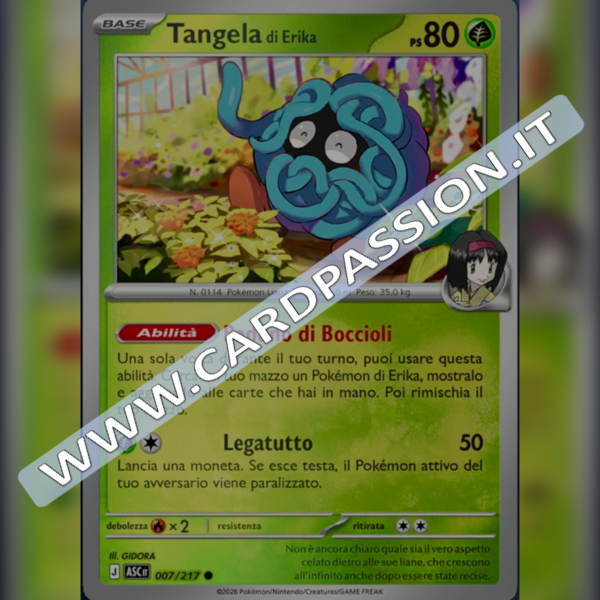 007/217 Tangela di Erika Reverse | Ascesa Eroica