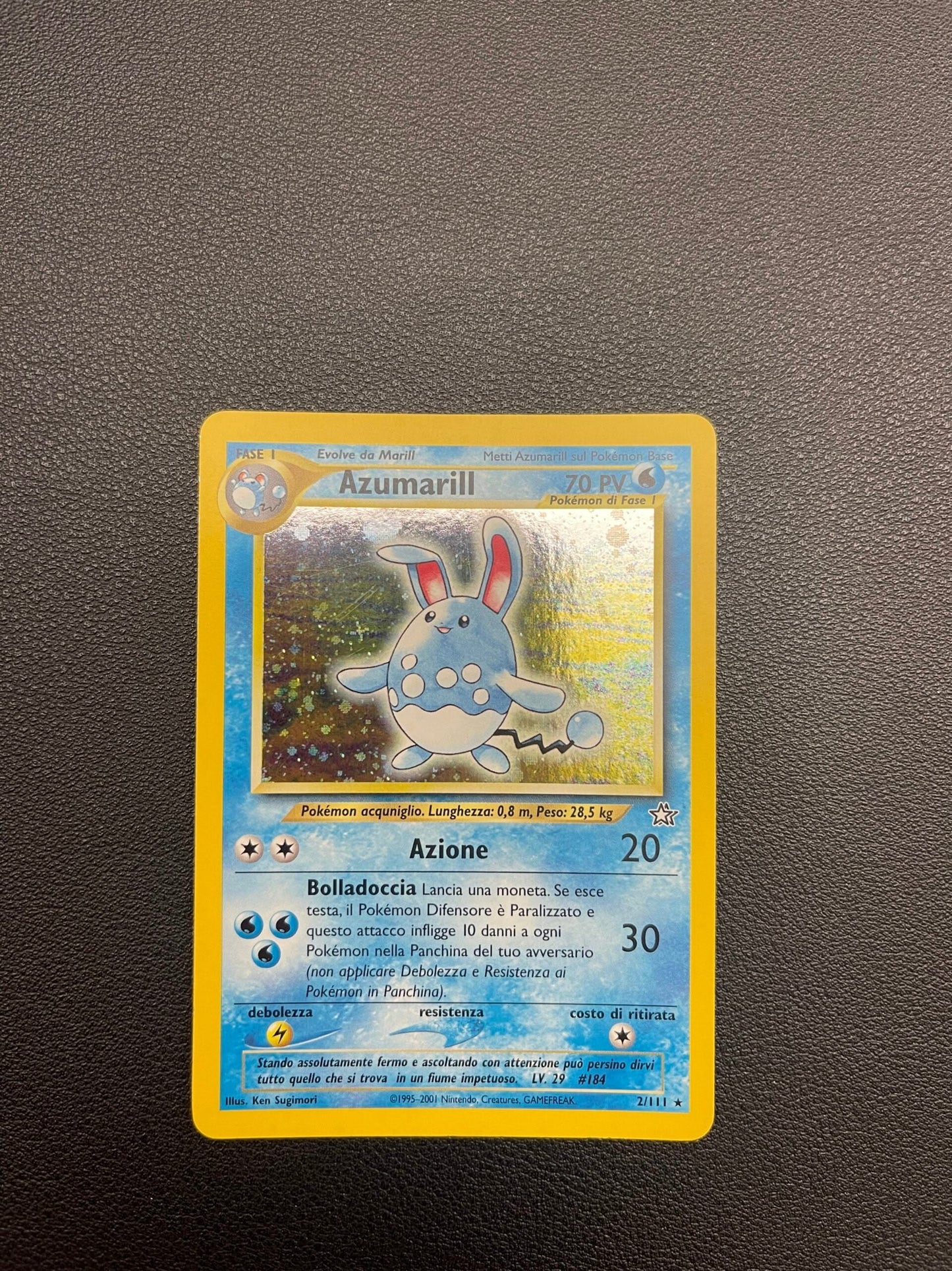 2/111 Azumarill Holo Near Mint | Neo Genesis (IT)