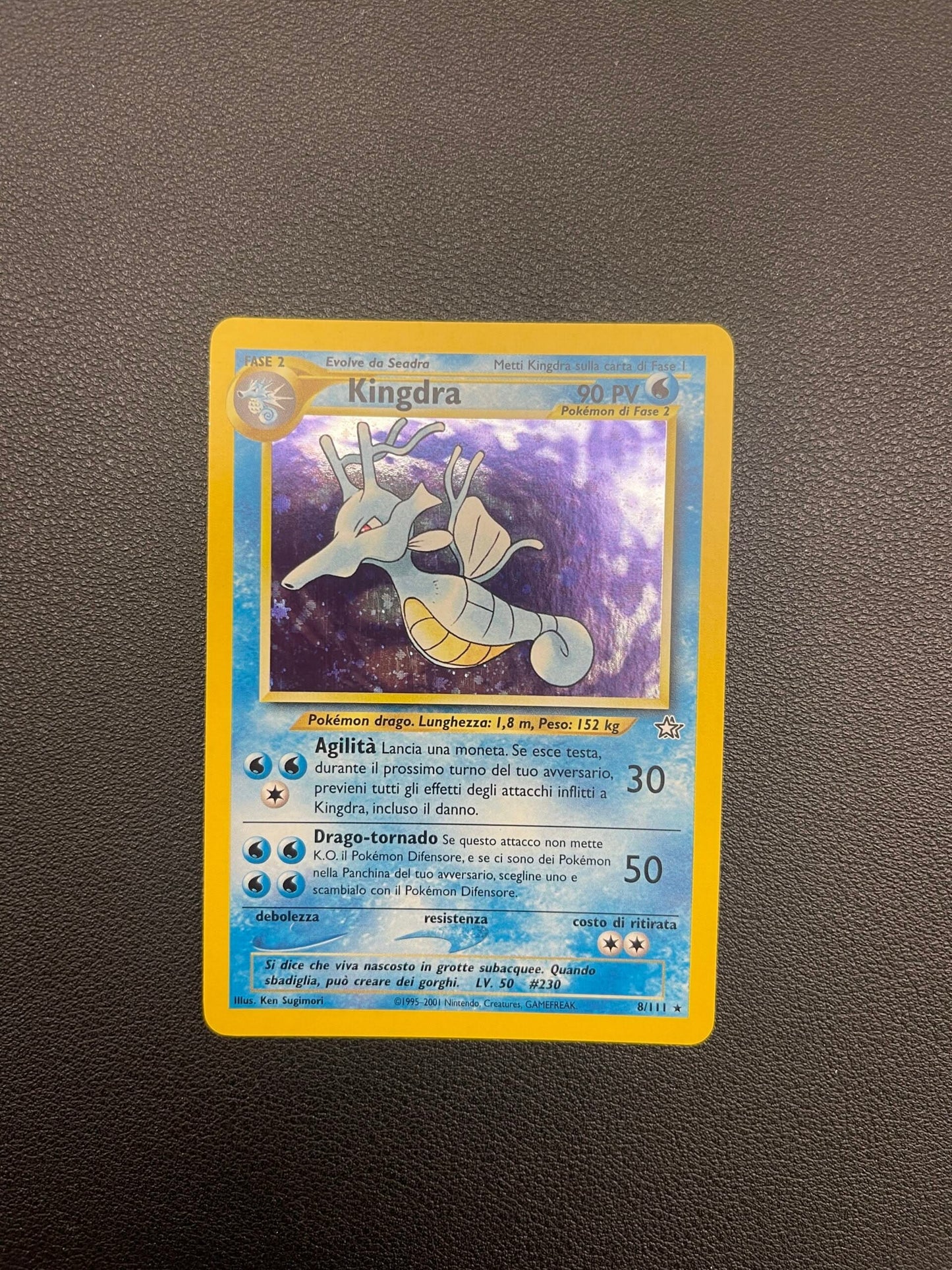 8/111 Kingdra Holo Near Mint | Neo Genesis (IT)