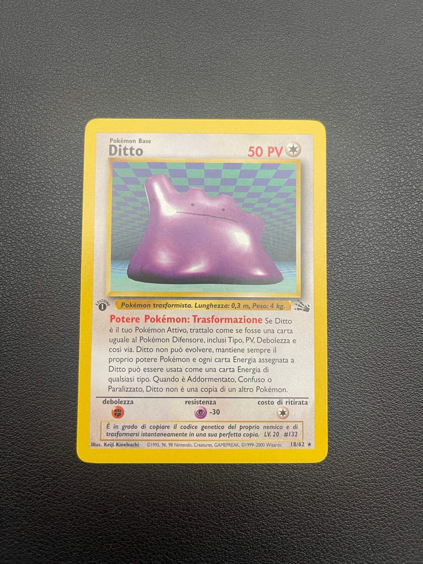 18/62 Ditto Prima Edizione Near Mint | Set Fossil (IT)