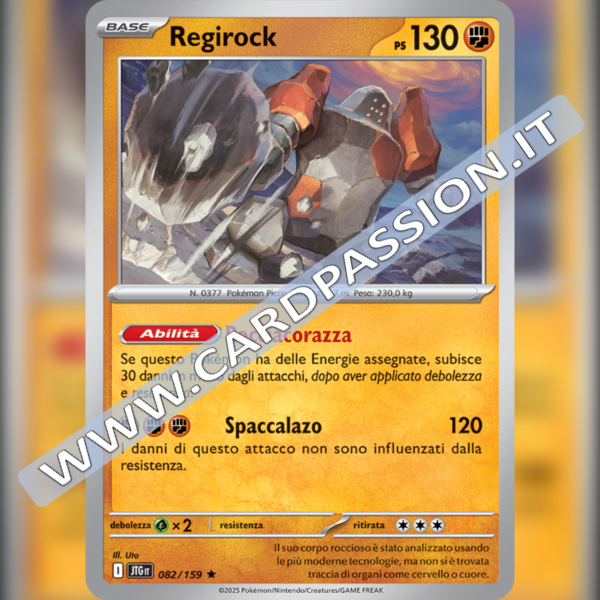 082/159 Regirock Holo | Avventure Insieme