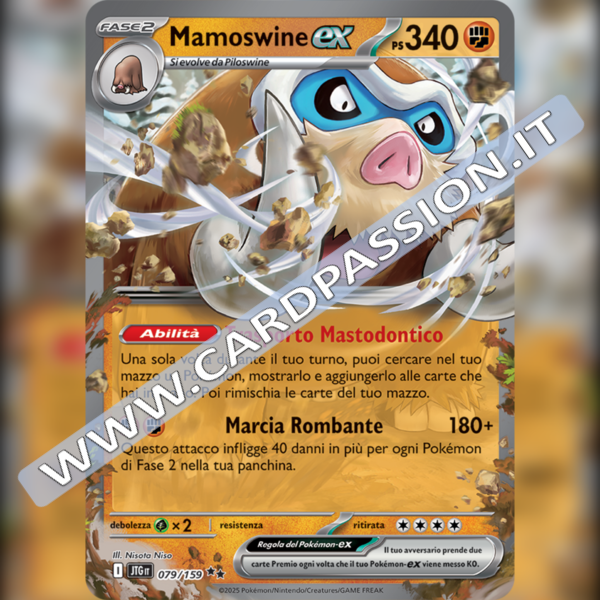 079/159 Mamoswine ex | Avventure Insieme