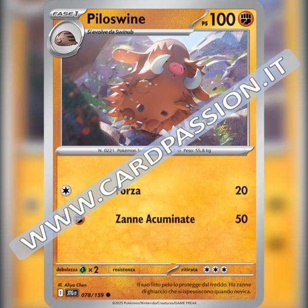078/159 Piloswine | Avventure Insieme