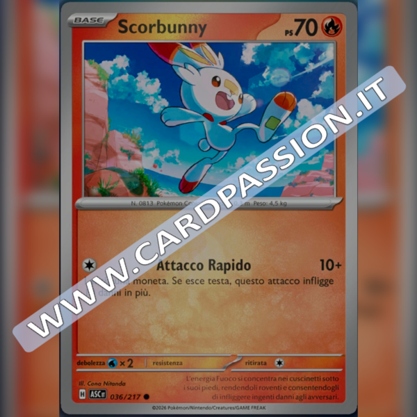 036/217 Scorbunny Reverse | Ascesa Eroica