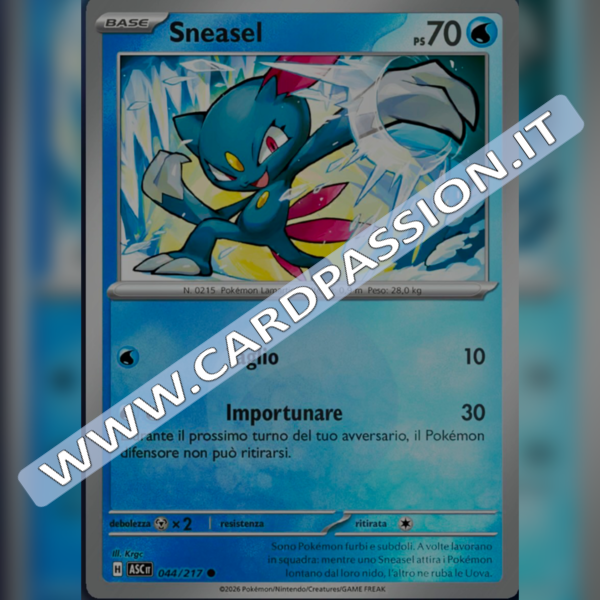 044/217 Sneasel Reverse | Ascesa Eroica