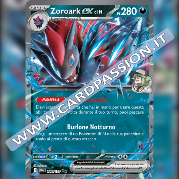 098/159 Zoroark ex di N | Avventure Insieme