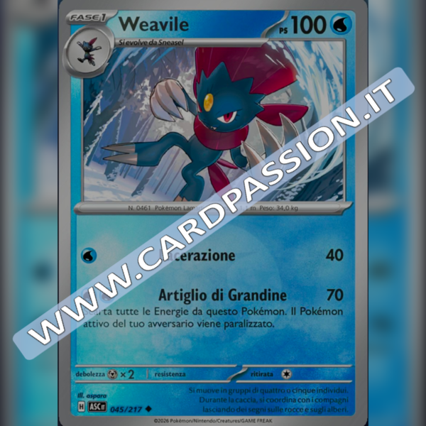 045/217 Weavile Reverse | Ascesa Eroica
