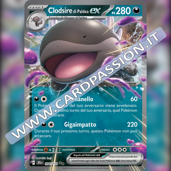 094/159 Clodsire di Paldea ex | Avventure Insieme