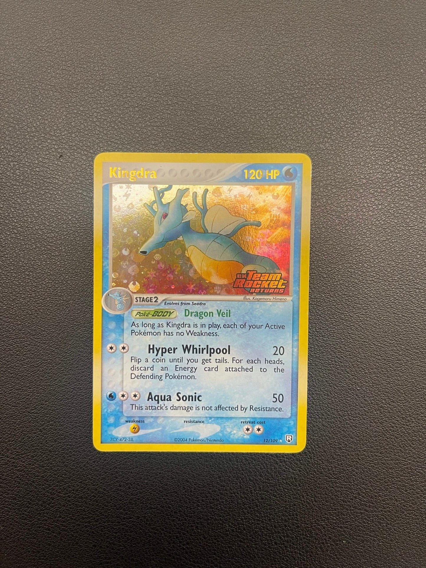 12/109 Kingdra Holo Stamped Near Mint | ex Team Rocket Returns (EN)