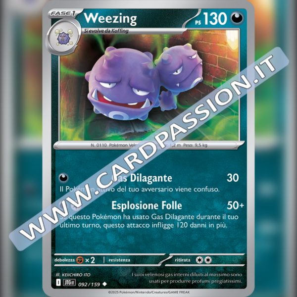 092/159 Weezing | Avventure Insieme