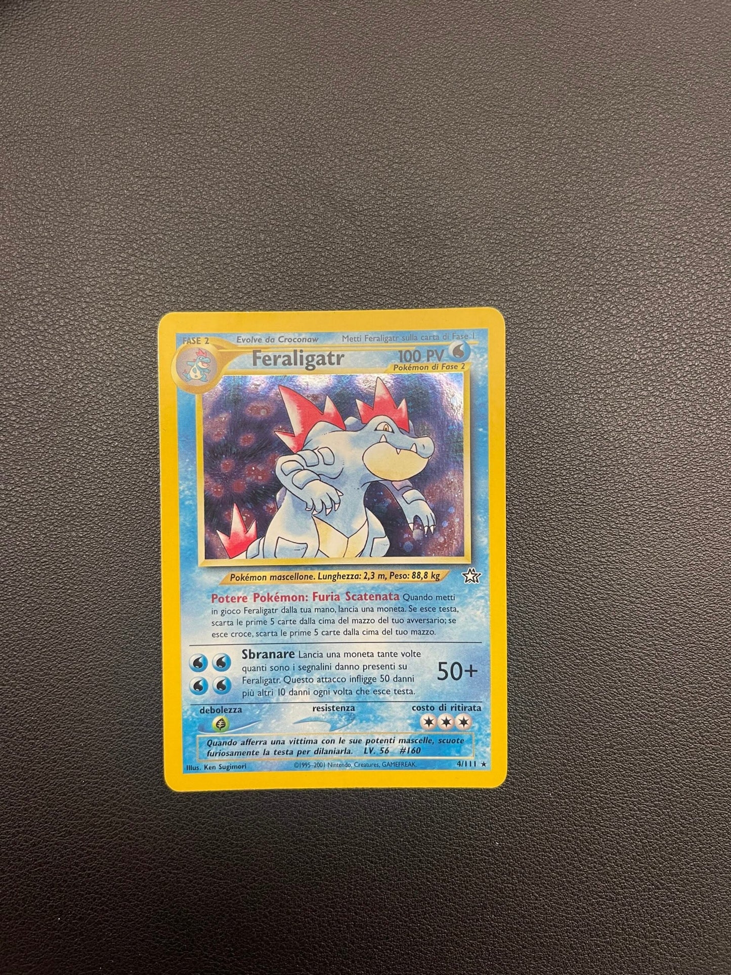 4/111 Feraligatr Holo Near Mint | Neo Genesis (IT)