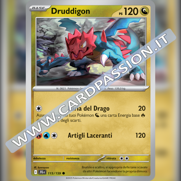 115/159 Druddigon | Avventure Insieme