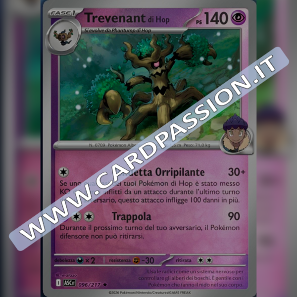 096/217 Trevenant di Hop Reverse | Ascesa Eroica