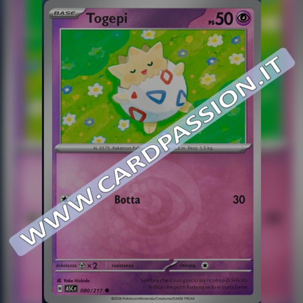 080/217 Togepi Reverse | Ascesa Eroica