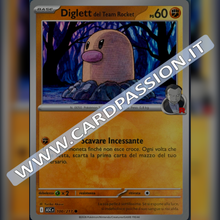 100/217 Diglett del Team Rocket Reverse | Ascesa Eroica