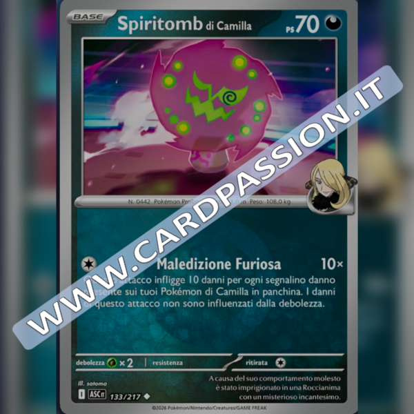 133/217 Spiritomb di Camilla Reverse | Ascesa Eroica