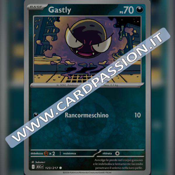 123/217 Gastly Reverse | Ascesa Eroica