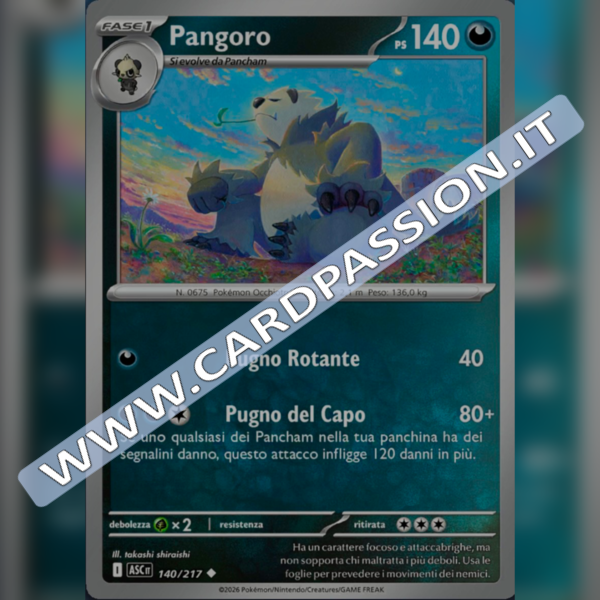 140/217 Pangoro Reverse | Ascesa Eroica