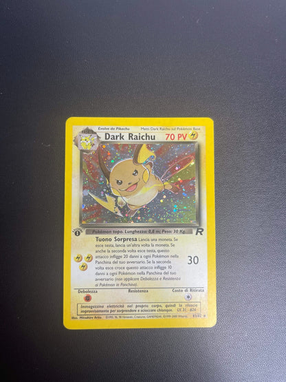 83/82 Dark Raichu Holo Prima Edizione Near Mint | Team Rocket (IT)