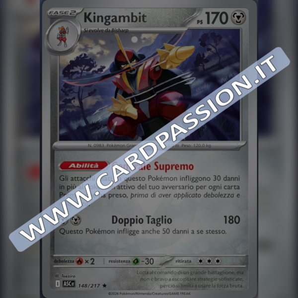 148/217 Kingambit Reverse | Ascesa Eroica