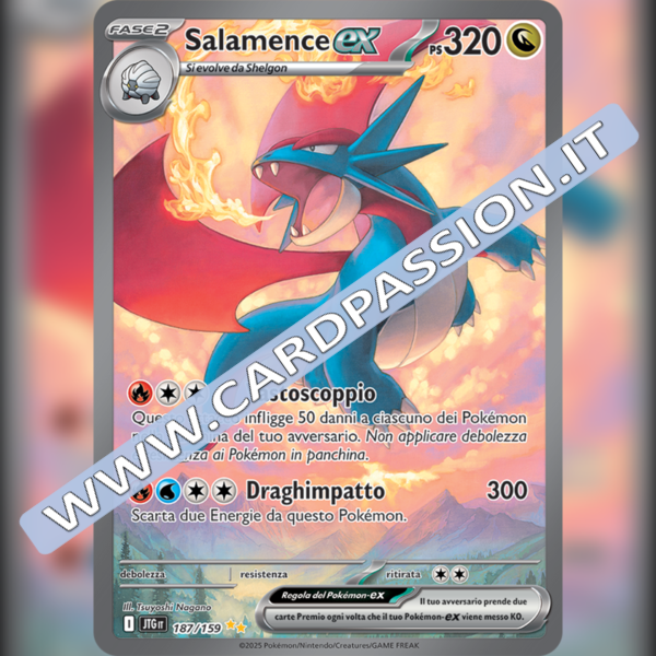 187/159 Salamence ex (Alternative Art) | Avventure Insieme