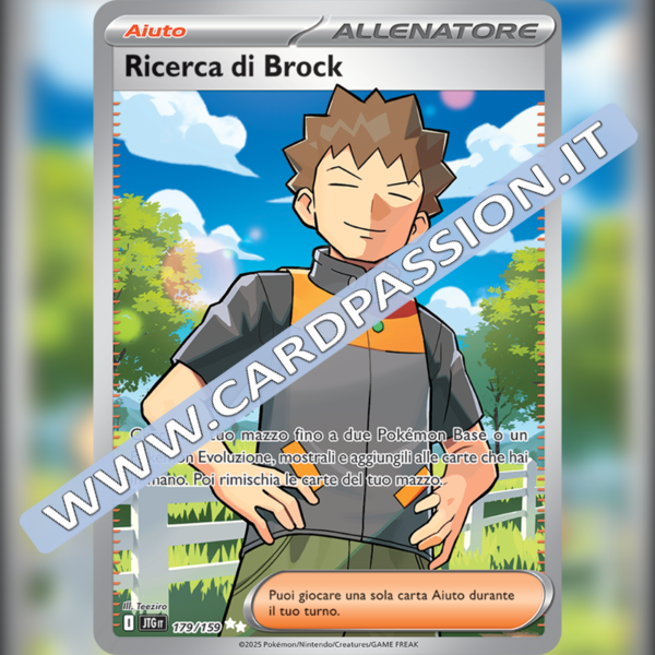 179/159 Ricerca di Brock (Full Art) | Avventure Insieme