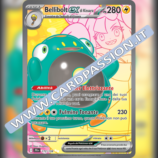 172/159 Bellibolt ex di Kissara (Full Art) | Avventure Insieme