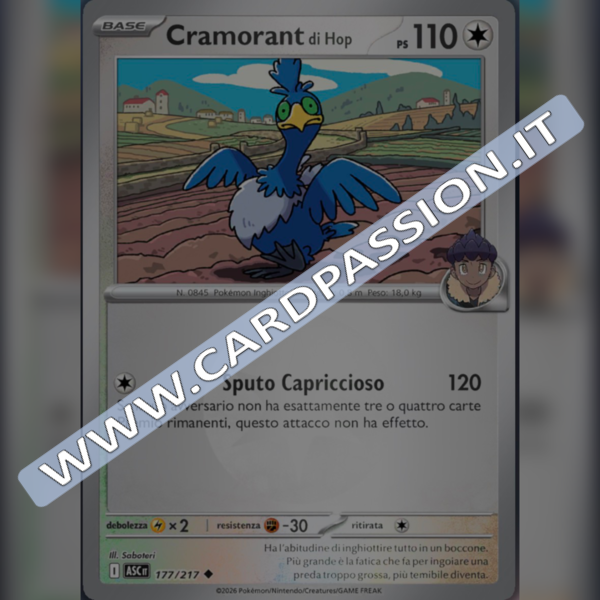 177/217 Cramorant di Hop Reverse | Ascesa Eroica