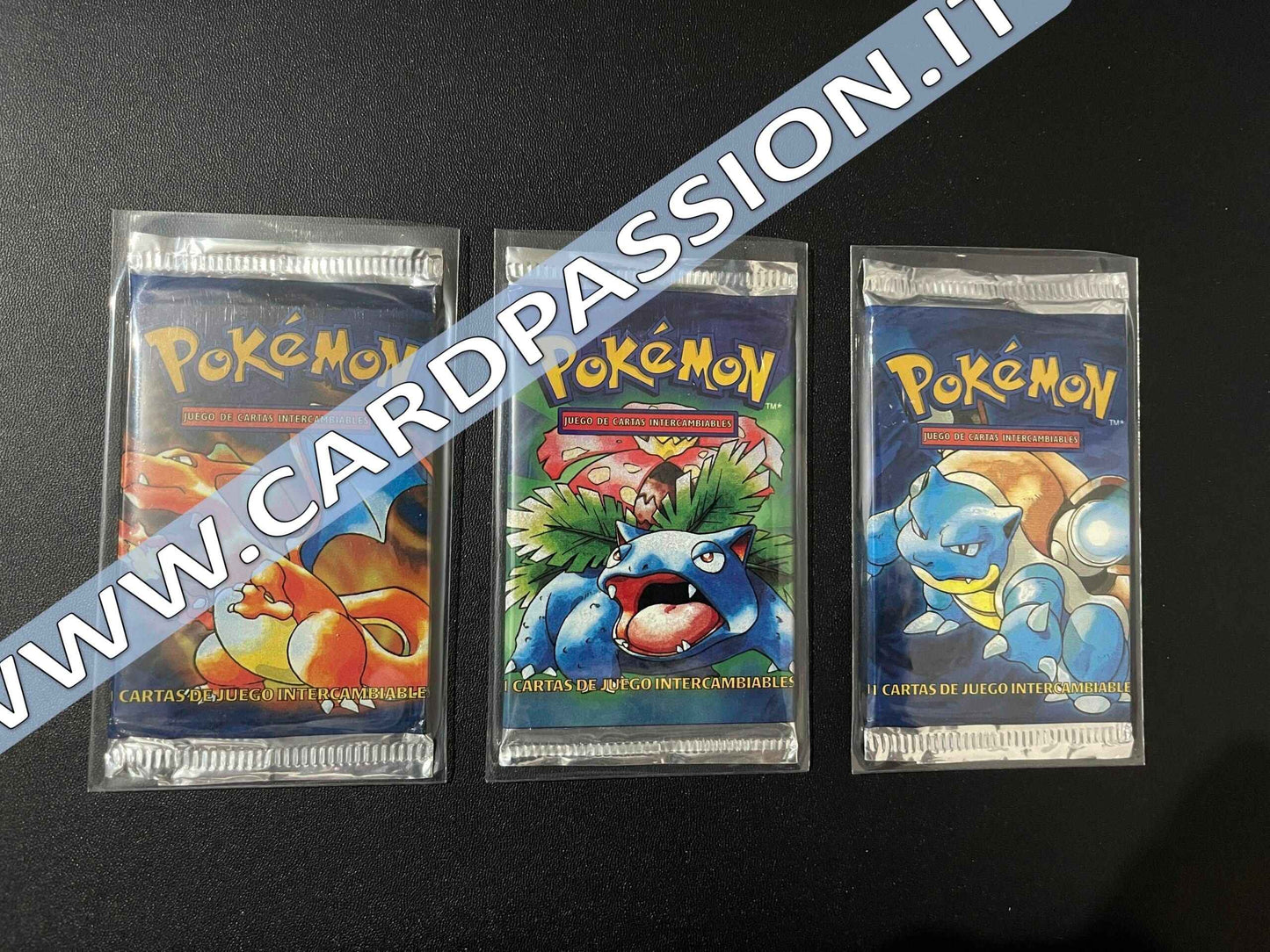 ★ Trio Bustine Set Base (ESP) | Charizard/Blastoise/Venusaur