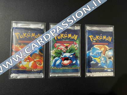 ★ Trio Bustine Set Base (ESP) | Charizard/Blastoise/Venusaur