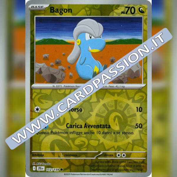 112/159 Bagon Reverse | Avventure Insieme