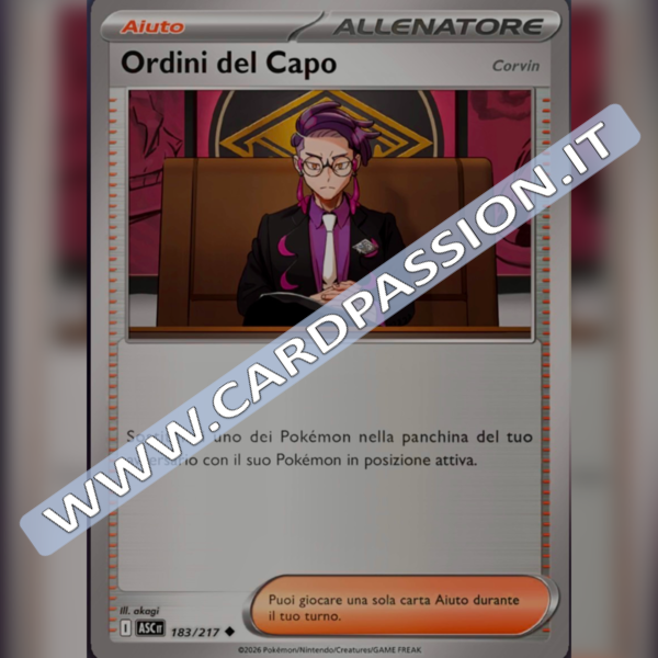 183/217 Ordini del Capo (Corvin) Reverse | Ascesa Eroica