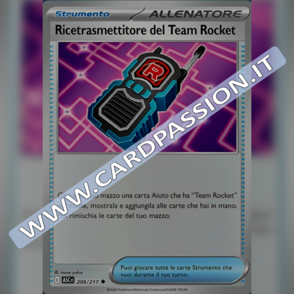 209/217 Ricetrasmettitore del Team Rocket Reverse | Ascesa Eroica