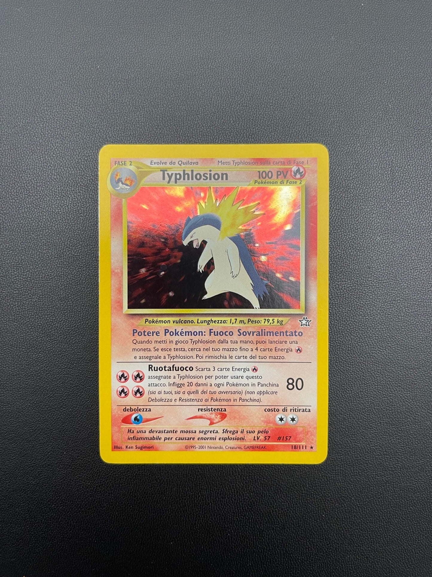 18/111 Typhlosion Holo Near Mint | Neo Genesis (IT)
