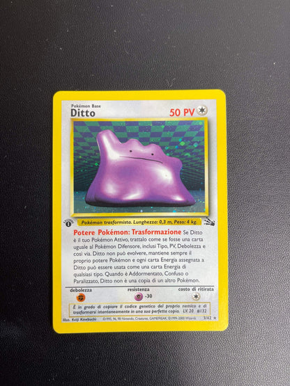 3/62 Ditto Holo Prima Edizione Near Mint | Set Fossil (IT)
