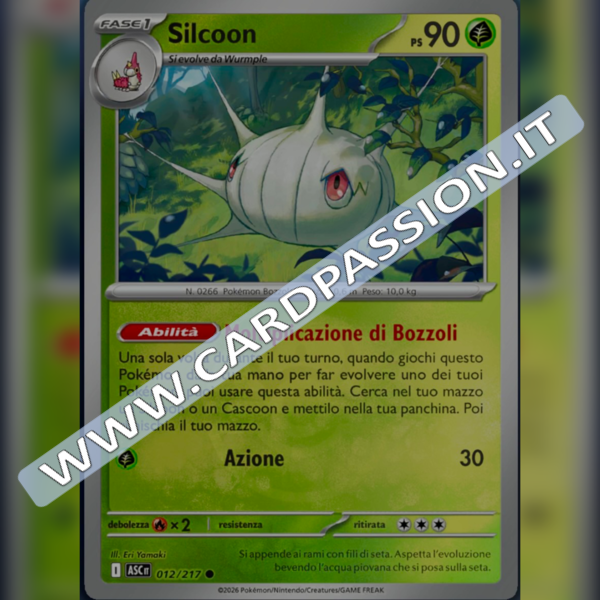 012/217 Silcoon Poke Ball Reverse | Ascesa Eroica